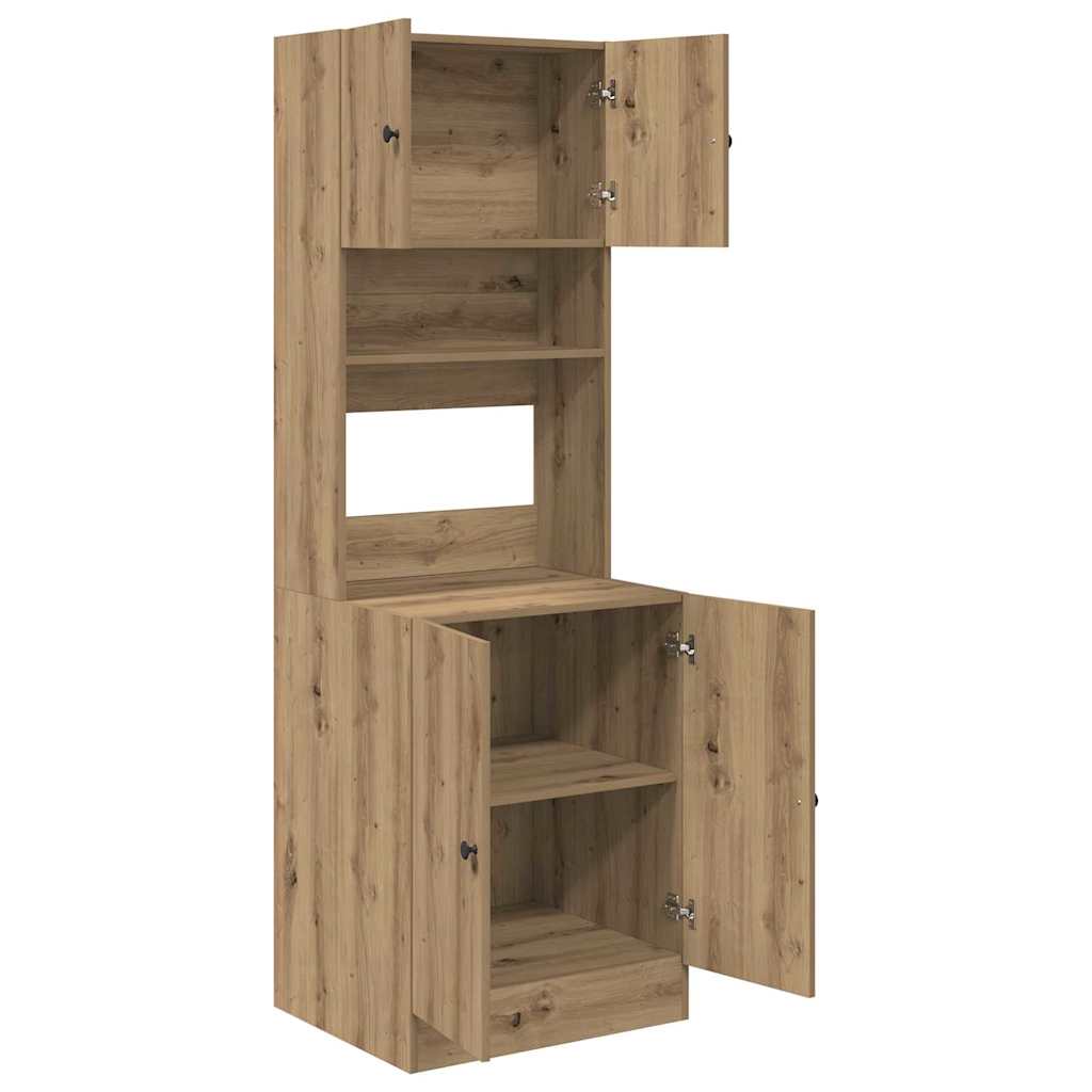 Buffet de cuisine Chêne artisanal 60 x 50 x 180 cm - XIOS