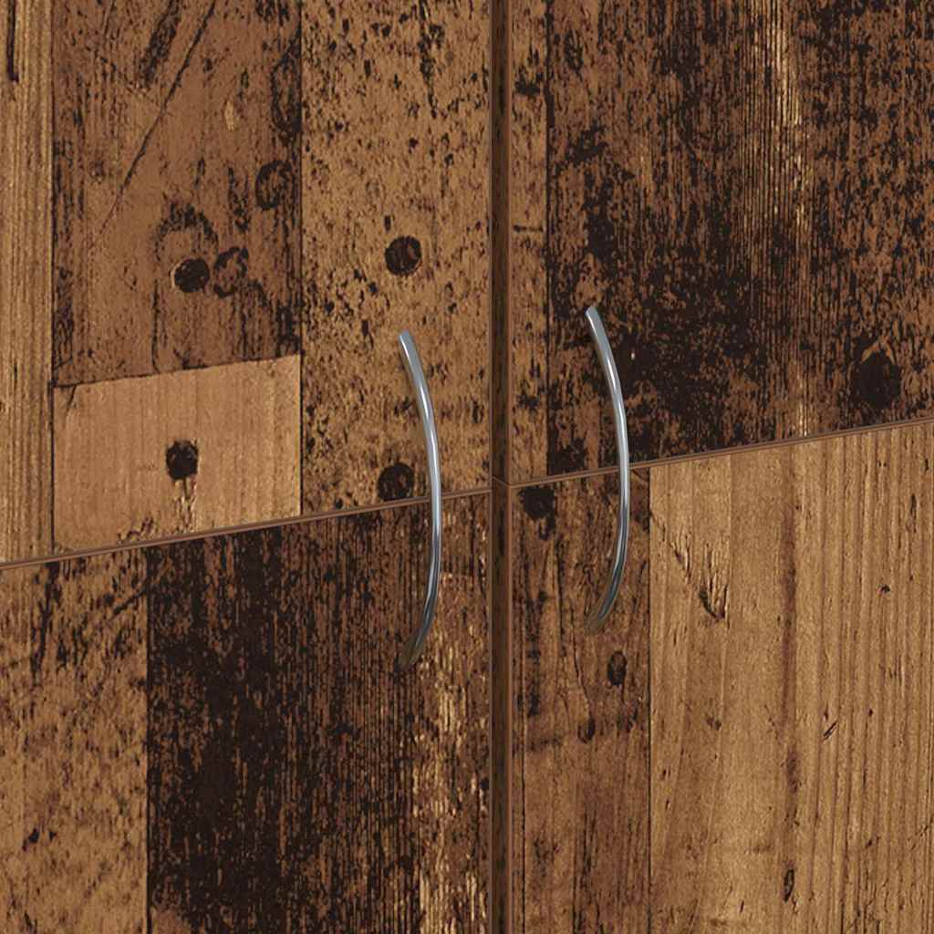 Cabinet de Bureau avec étagère 2 pcs Bois ancien 60 x 32 x 153 - XIOS