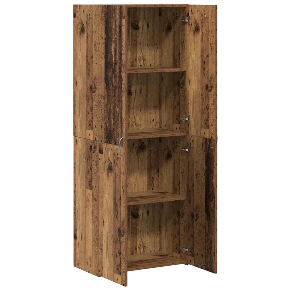 Cabinet de Bureau Bois ancien 60 x 32 x 152,5 cm