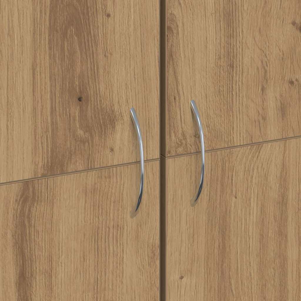 Cabinet de Bureau 2 pcs chêne artisanal 60 x 32 x 153 - XIOS