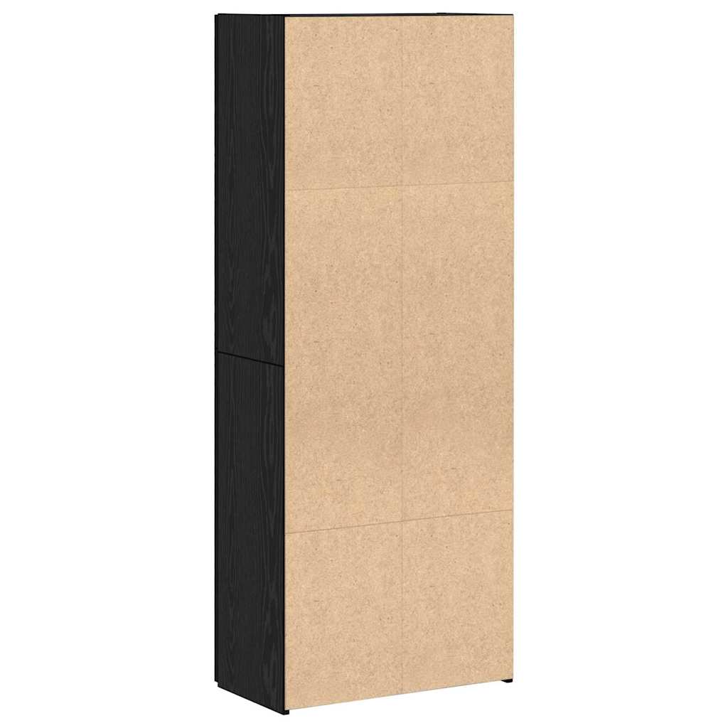 Cabinet de Bureau avec étagère 2 pcs Chêne noir 60 x 32 x 153 - XIOS