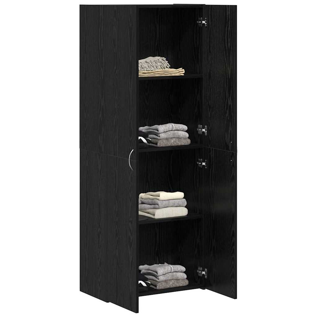 Cabinet de Bureau avec étagère 2 pcs Chêne noir 60 x 32 x 153 - XIOS