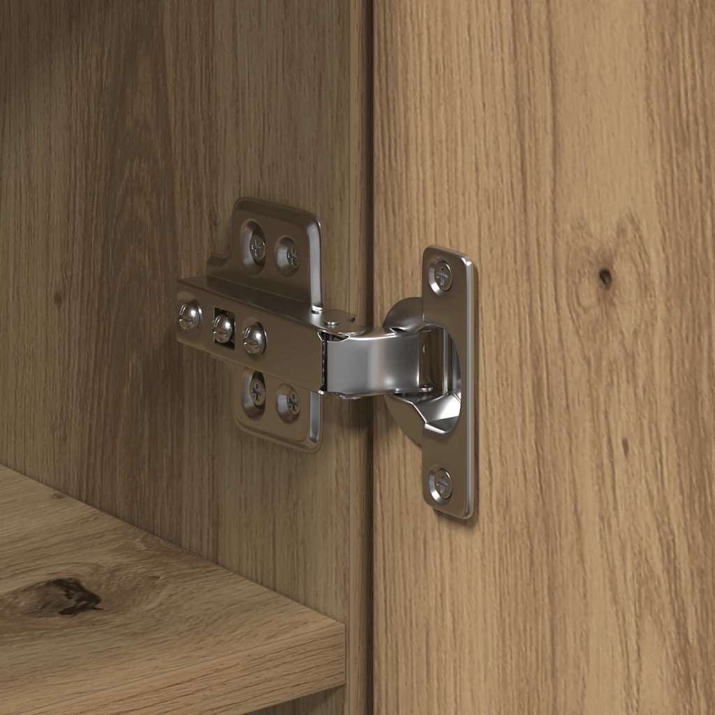 Buffet chêne artisanal 80 x 35 x 180 cm Bois d'ingénierie - XIOS