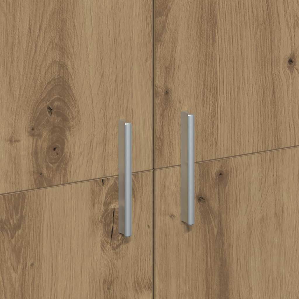 Buffet chêne artisanal 80 x 35 x 180 cm Bois d'ingénierie - XIOS