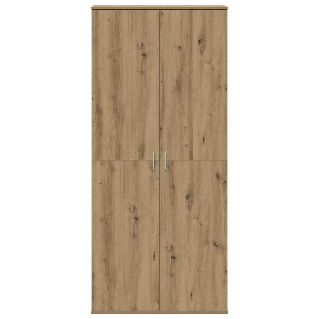 Buffet 80 x 35 x 180 cm Bois d'ingénierie chêne artisanal
