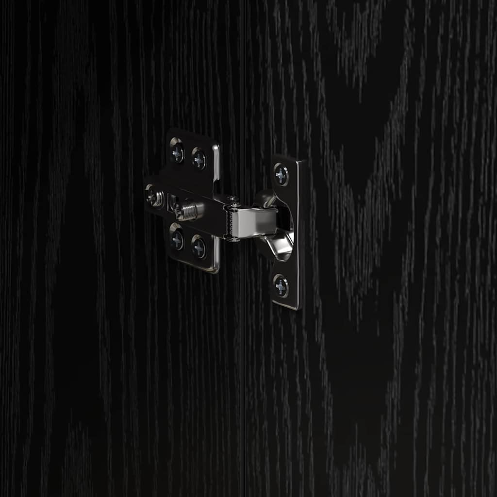 Meuble Chêne noir 70 x 35 x 180 cm Bois d'ingénierie - XIOS