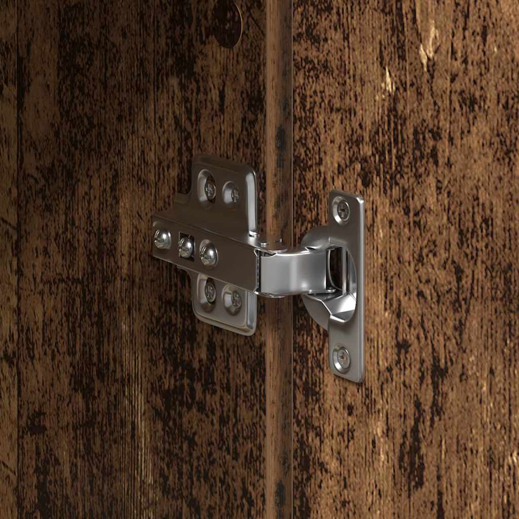 Highboard Bois Ancien 60 x 35 x 180 cm Bois d'ingénierie - XIOS