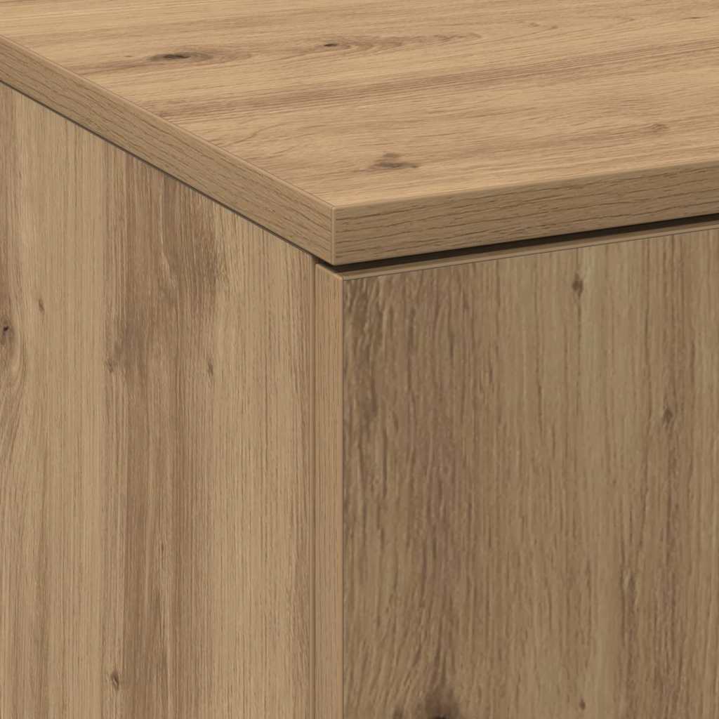 Highboard 60 x 35 x 180 cm Bois d'ingénierie chêne artisanal