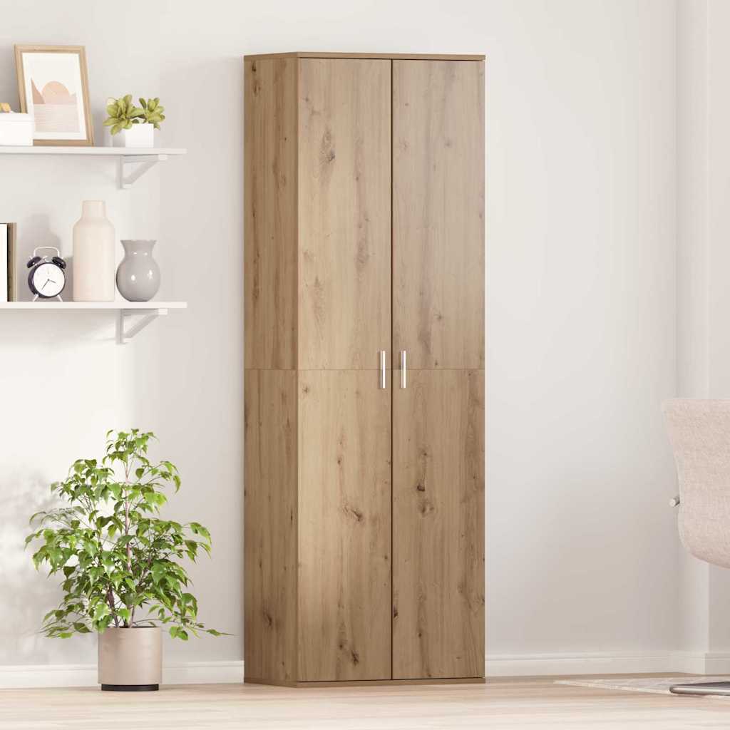 Highboard 60 x 35 x 180 cm Bois d'ingénierie chêne artisanal
