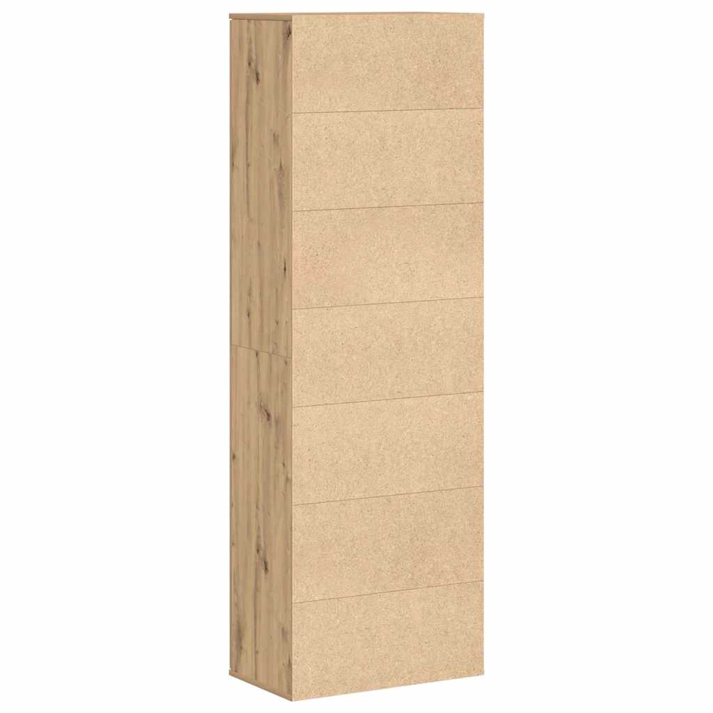 Highboard 60 x 35 x 180 cm Bois d'ingénierie chêne artisanal