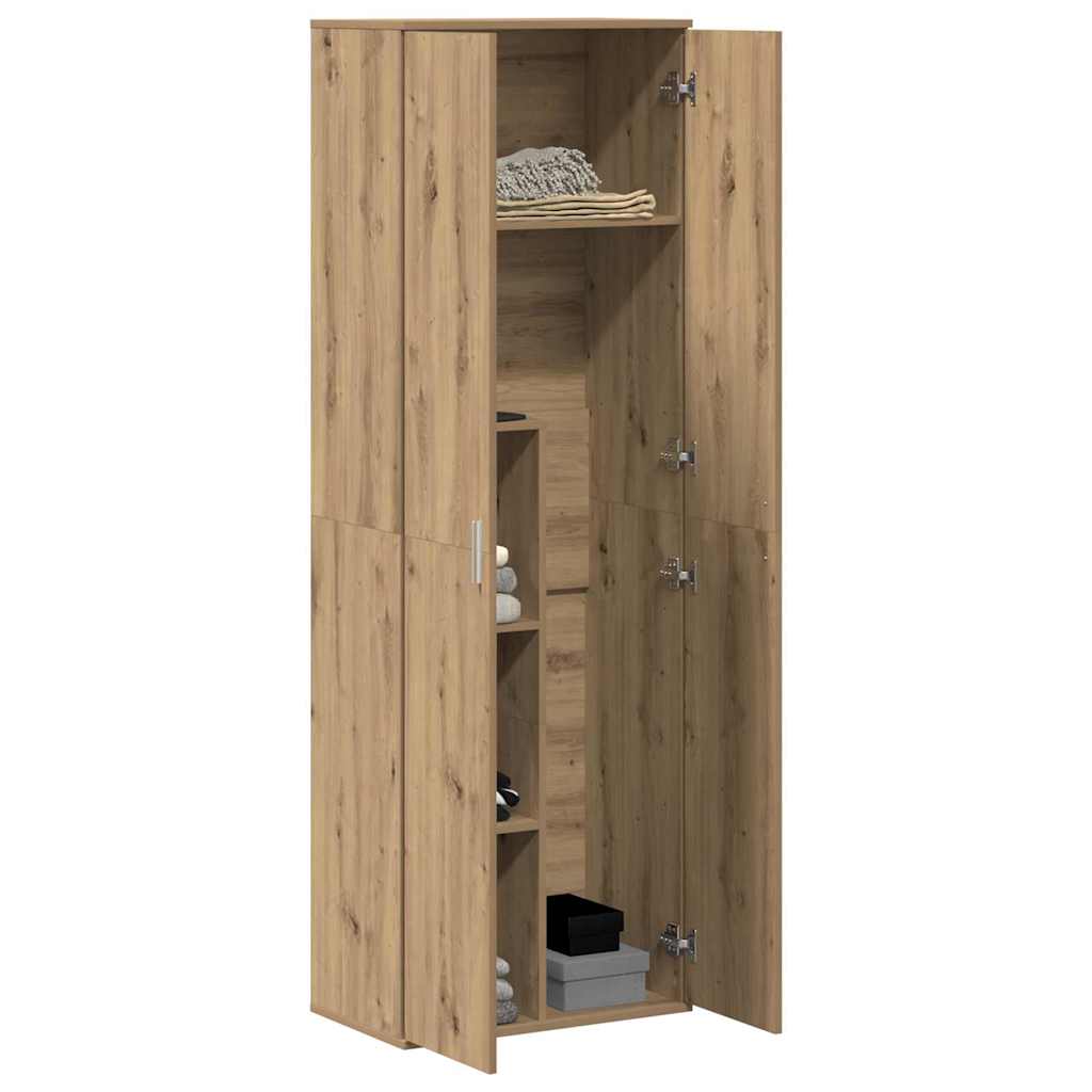 Highboard 60 x 35 x 180 cm Bois d'ingénierie chêne artisanal