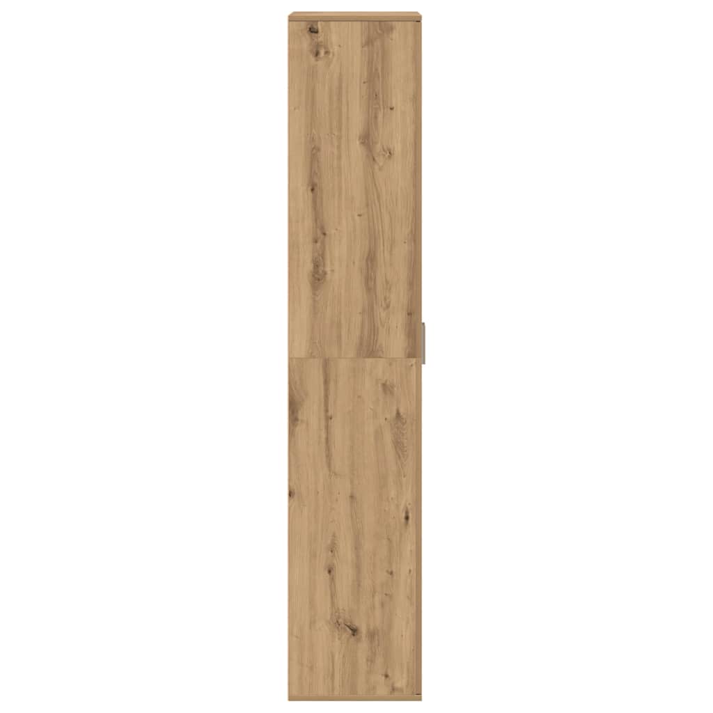 Highboard 60 x 35 x 180 cm Bois d'ingénierie chêne artisanal