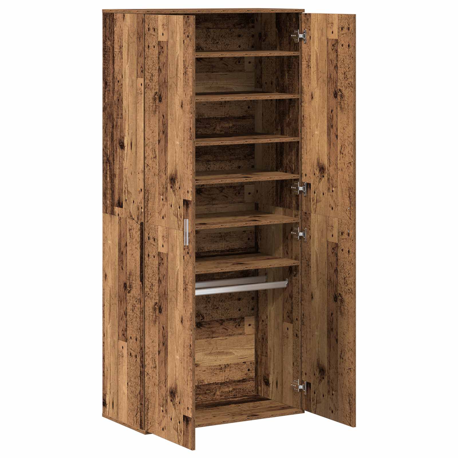 Haut de Mobilier Bois Ancien 80 x 39 x 178 cm Bois d'ingénierie