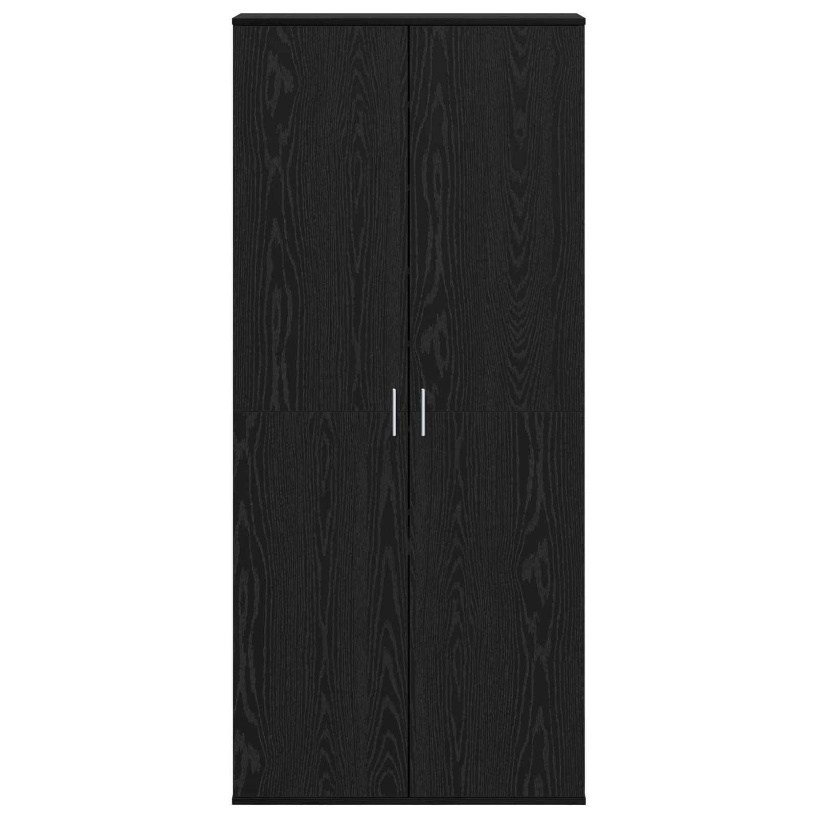 Haut Armoire 80 x 39 x 178 cm Bois d'ingénierie Chêne noir - XIOS