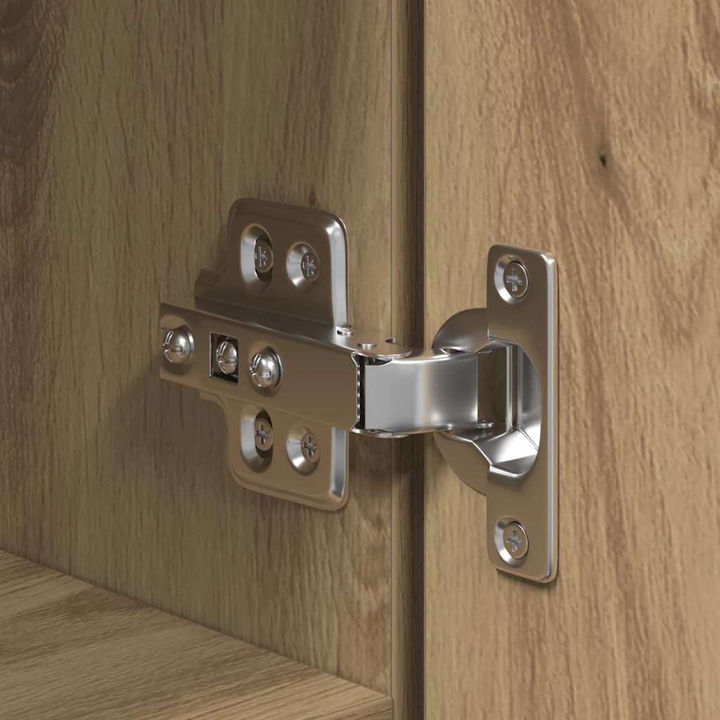 Haut Armoire chêne artisanal 30 x 42.5 x 185 cm - XIOS