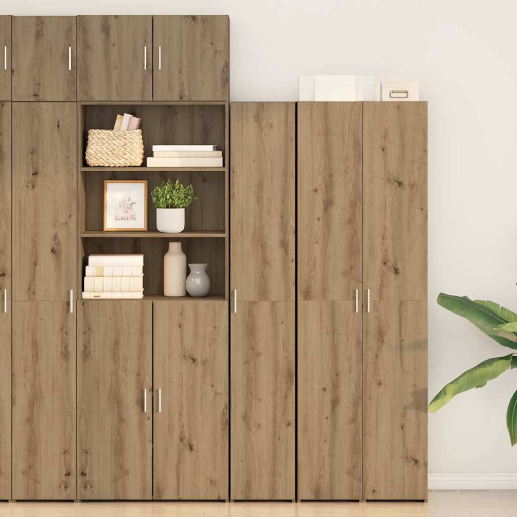 Haut Armoire 2 pcs Chêne artisanal 30 x 42,5 x 185 cm - XIOS