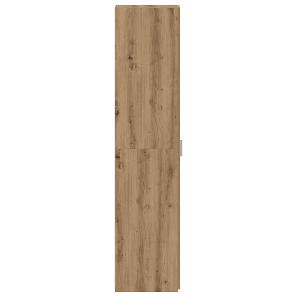 Haut Armoire chêne artisanal 30 x 42.5 x 185 cm - XIOS