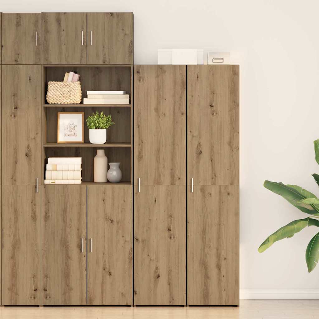 Haut Armoire Chêne artisanal 40 x 42,5 x 185 cm - XIOS