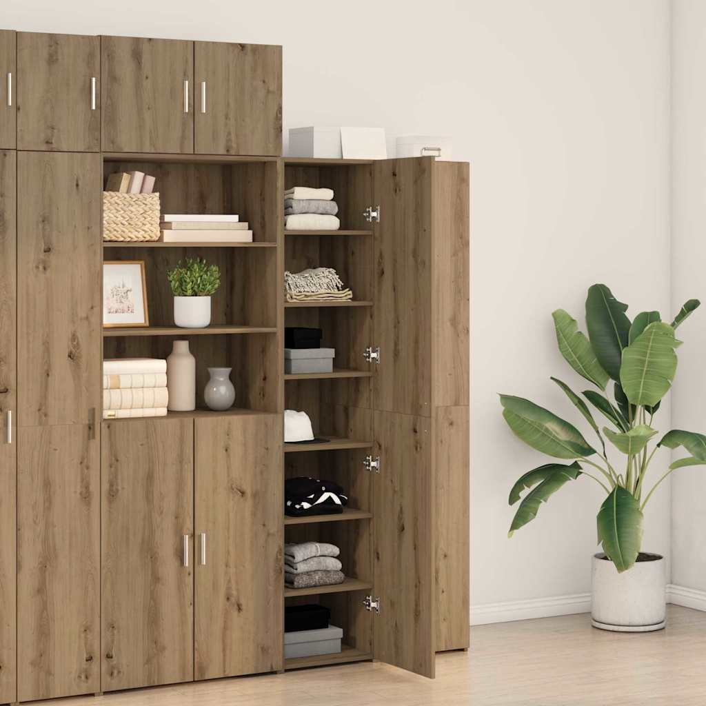 Haut Armoire Chêne artisanal 40 x 42,5 x 185 cm - XIOS