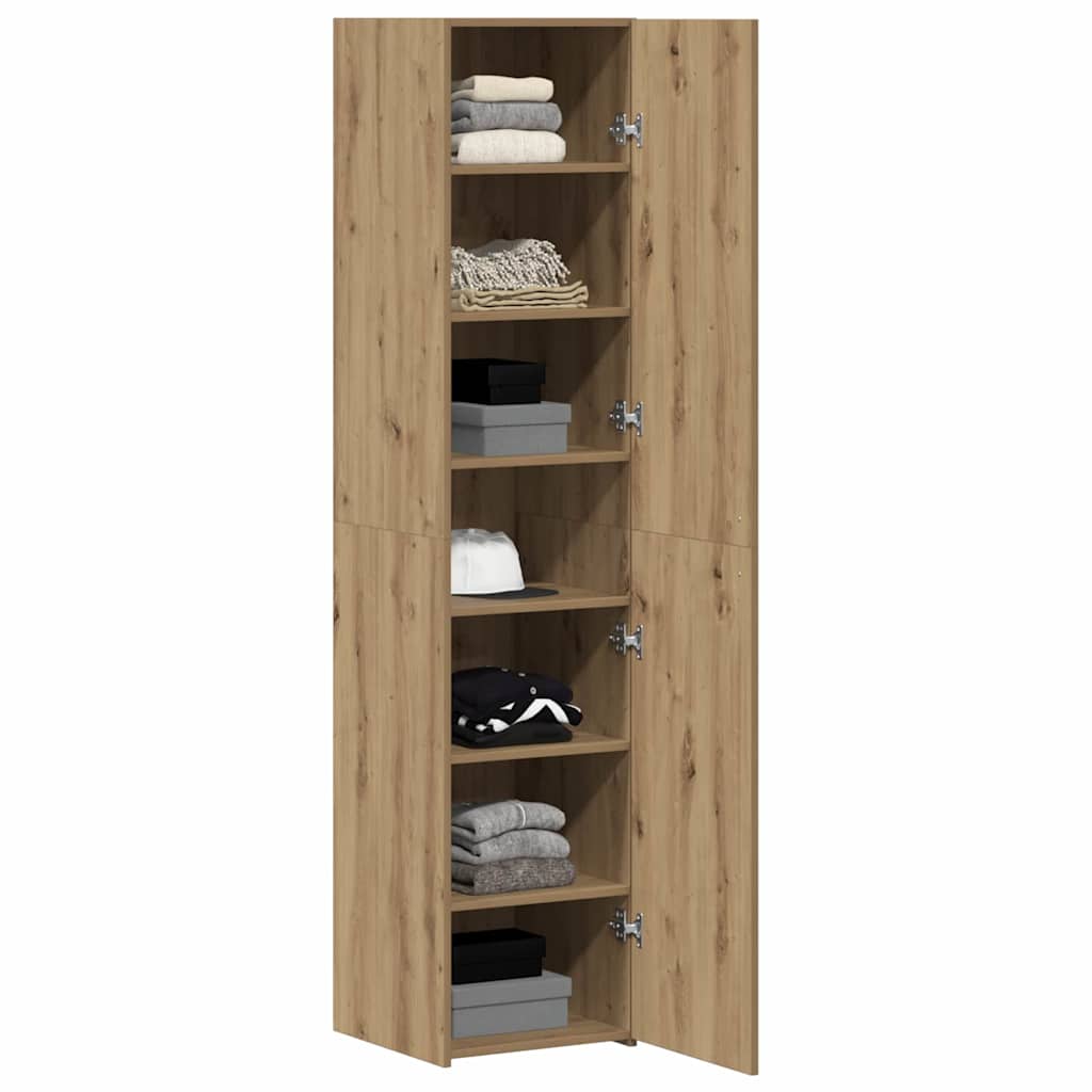Haut Armoire Chêne artisanal 40 x 42,5 x 185 cm - XIOS
