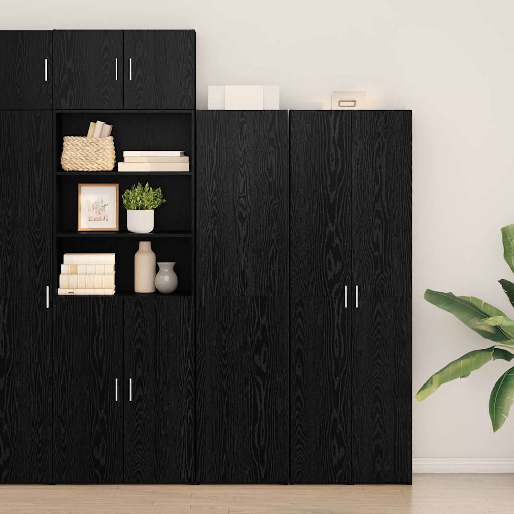 Haut Armoire Chêne noir 45 x 42,5 x 185 cm Bois d'ingénierie - XIOS
