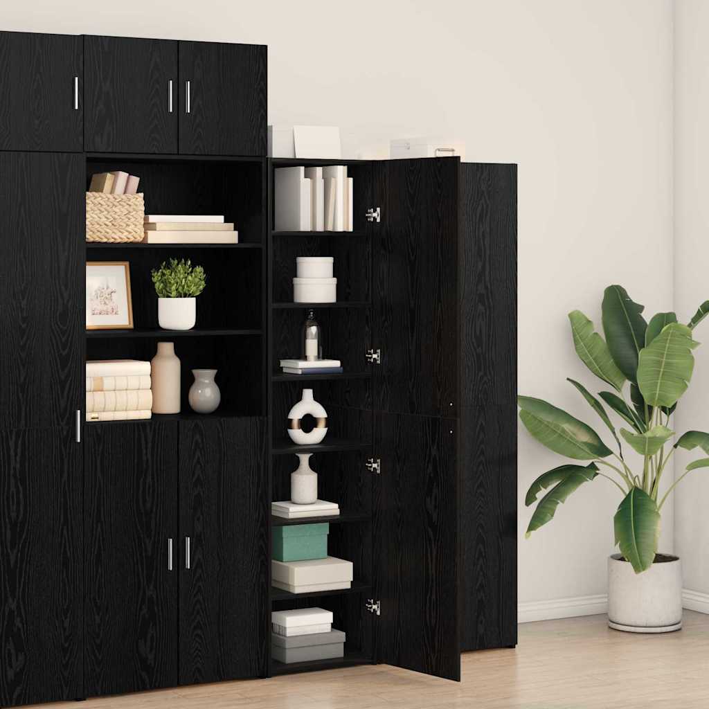 Haut Armoire Chêne noir 45 x 42,5 x 185 cm Bois d'ingénierie - XIOS