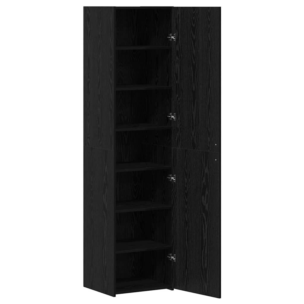 Haut Armoire Chêne noir 45 x 42,5 x 185 cm Bois d'ingénierie - XIOS