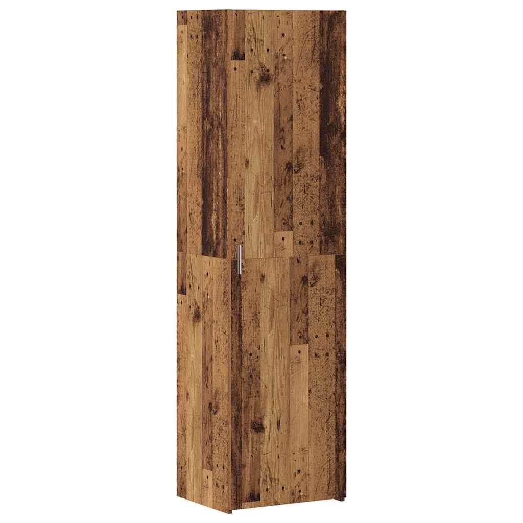 Haut Armoire 2 pcs Bois ancien 50 x 42,5 x 185 cm - XIOS