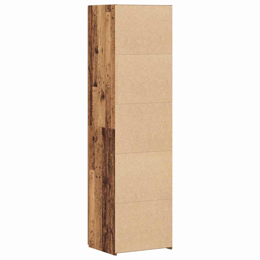Haut Armoire 2 pcs Bois ancien 50 x 42,5 x 185 cm - XIOS