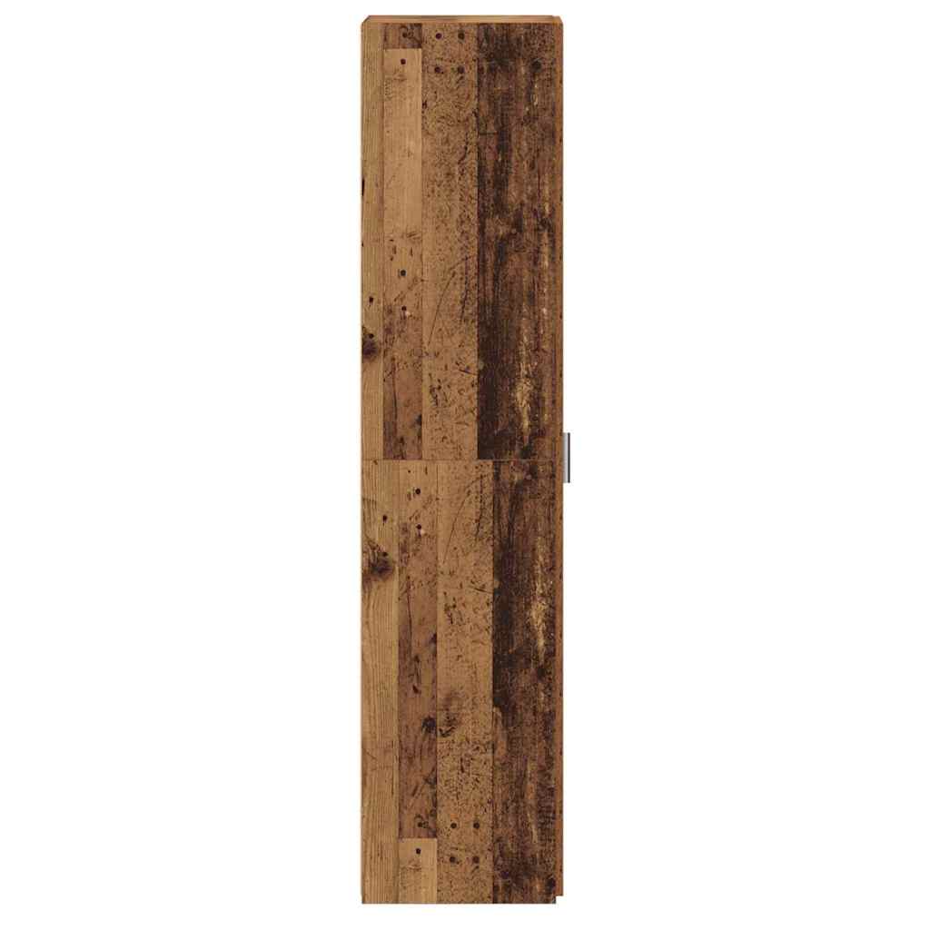 Haut Armoire 2 pcs Bois ancien 50 x 42,5 x 185 cm - XIOS