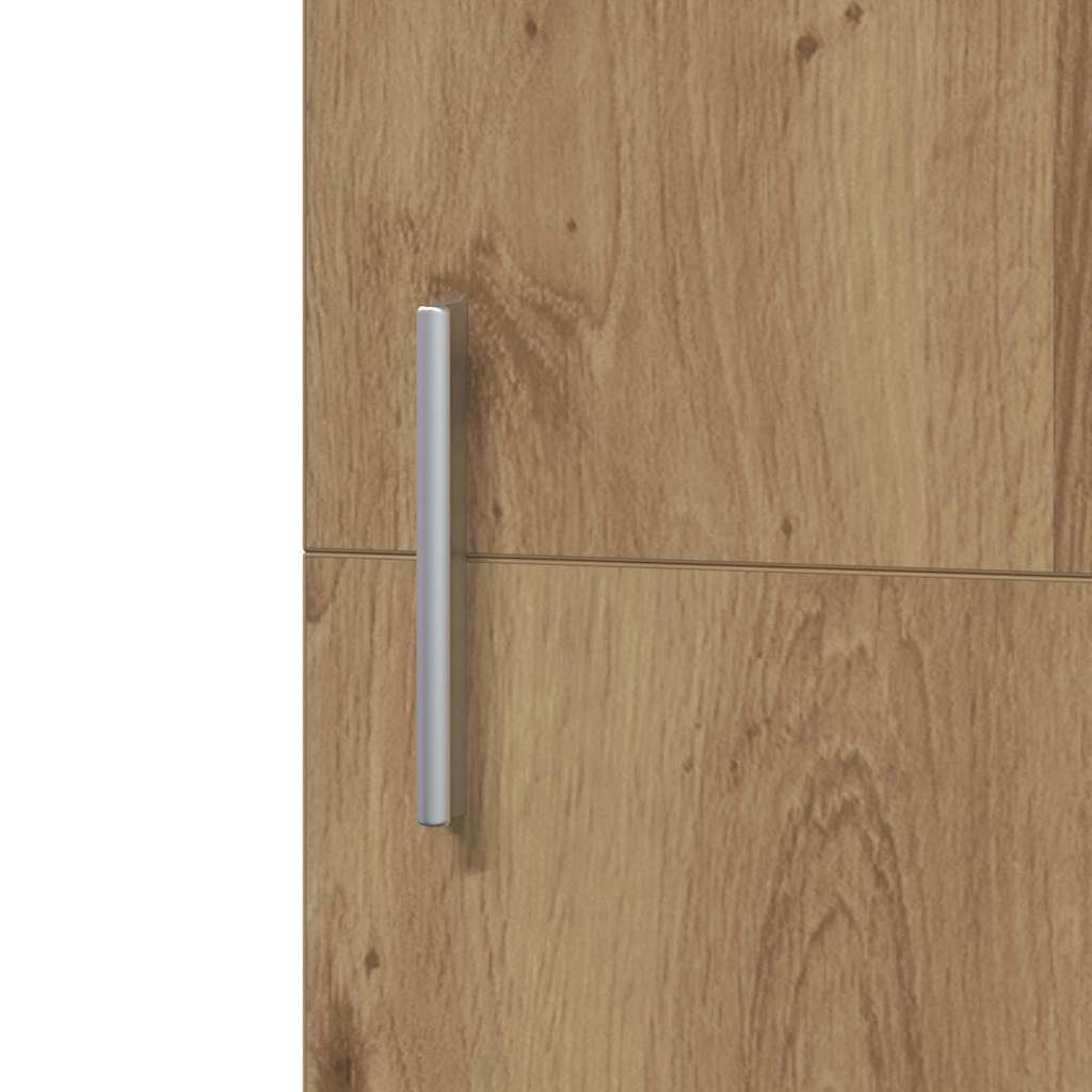 Haut Armoire 2 pcs Chêne artisanal 50 x 42,5 x 185 cm - XIOS