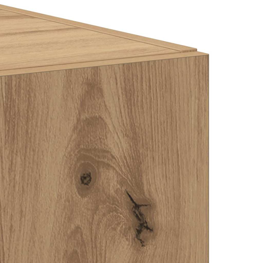 Haut Armoire 2 pcs Chêne artisanal 50 x 42,5 x 185 cm - XIOS