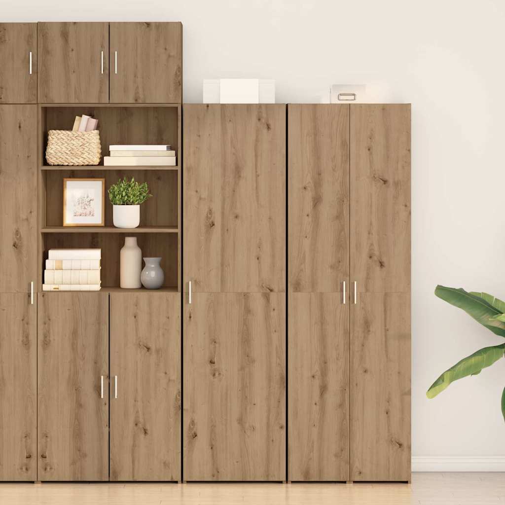 Haut Armoire 2 pcs Chêne artisanal 50 x 42,5 x 185 cm - XIOS