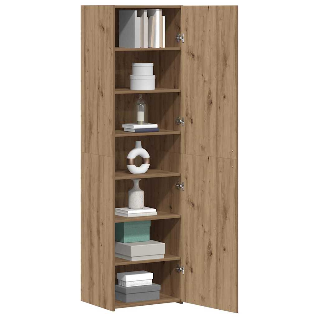 Haut Armoire 2 pcs Chêne artisanal 50 x 42,5 x 185 cm - XIOS