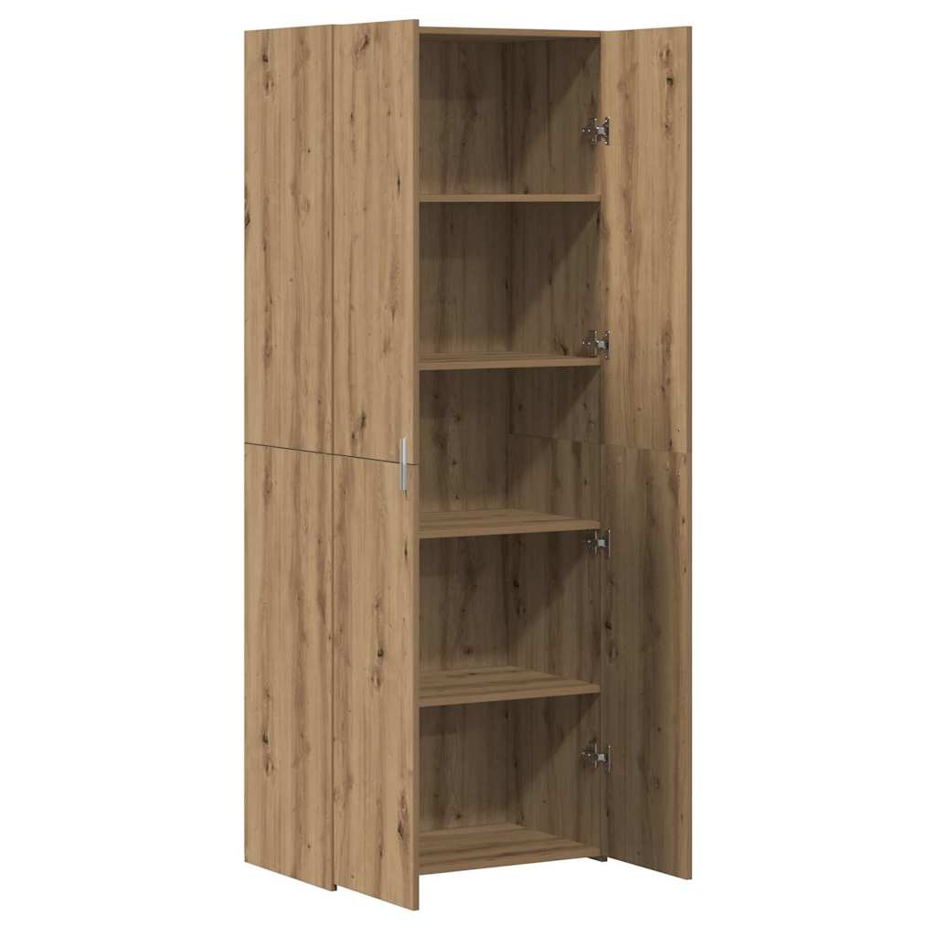 Haut Armoire chêne artisanal 70 x 42.5 x 185 cm - XIOS