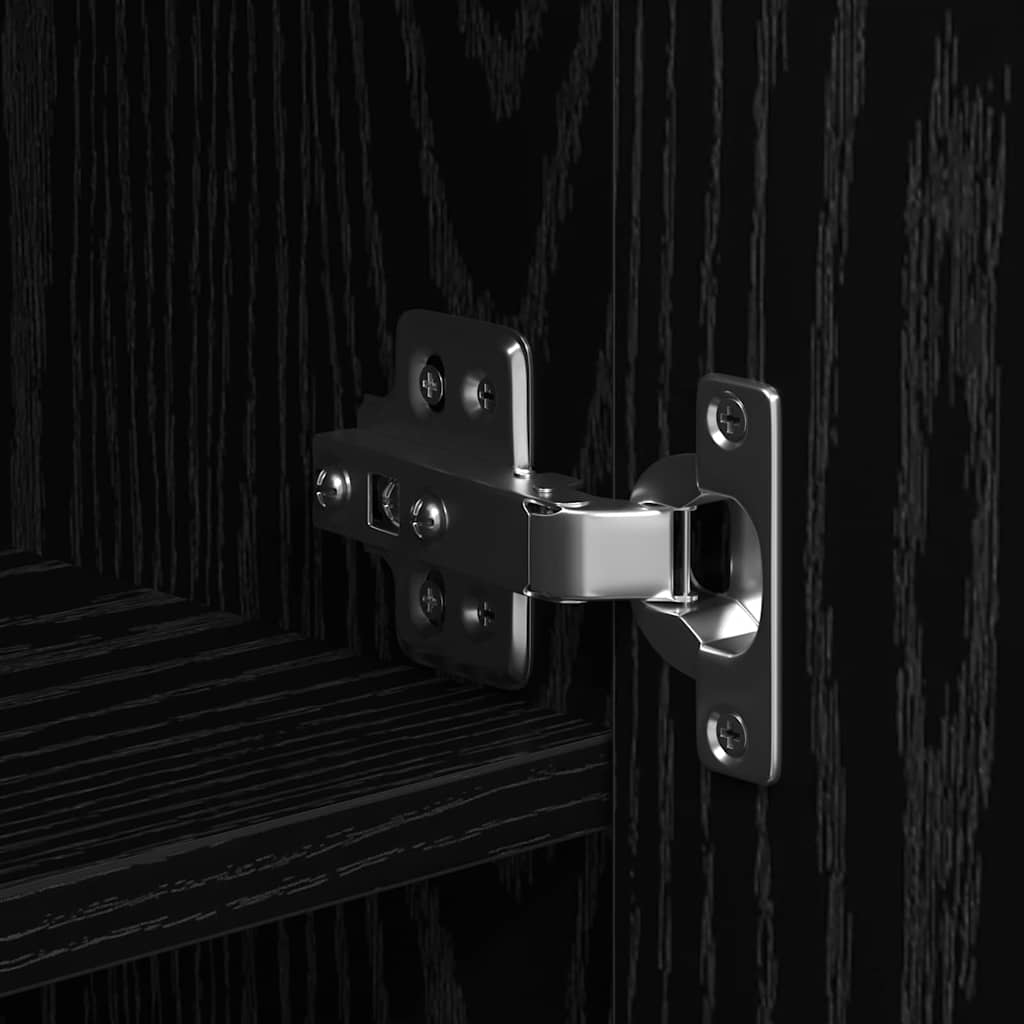 Haut Armoire Chêne noir 70 x 42.5 x 185 cm Bois d'ingénierie - XIOS