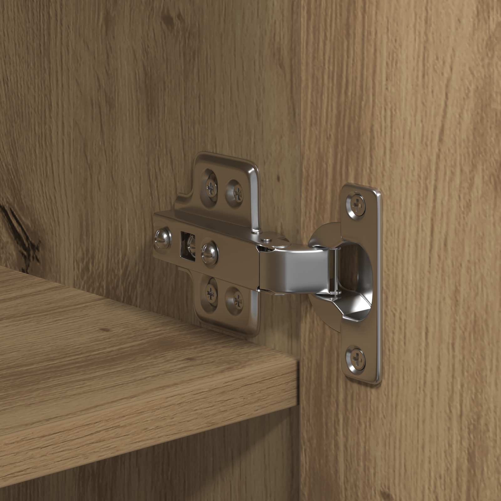 Haut Armoire Chêne artisanal 70 x 42,5 x 185 cm - XIOS
