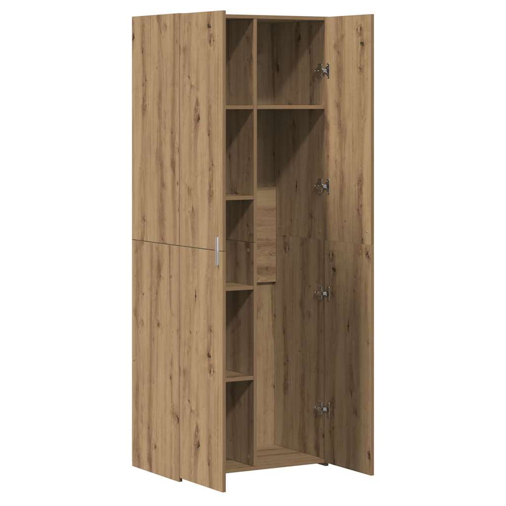 Haut Armoire chêne artisanal 70 x 42.5 x 185 cm - XIOS