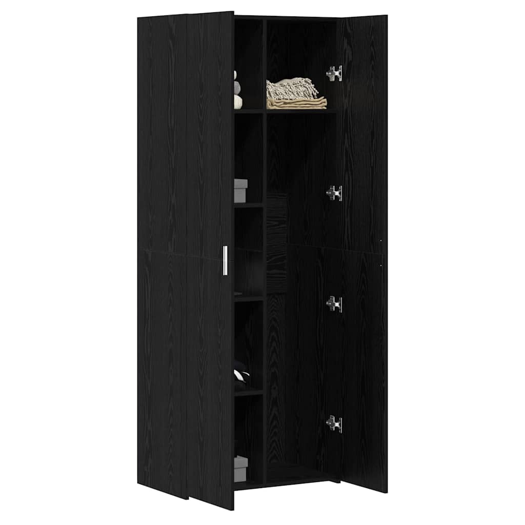 Haut Armoire Chêne noir 70 x 42.5 x 185 cm Bois d'ingénierie - XIOS