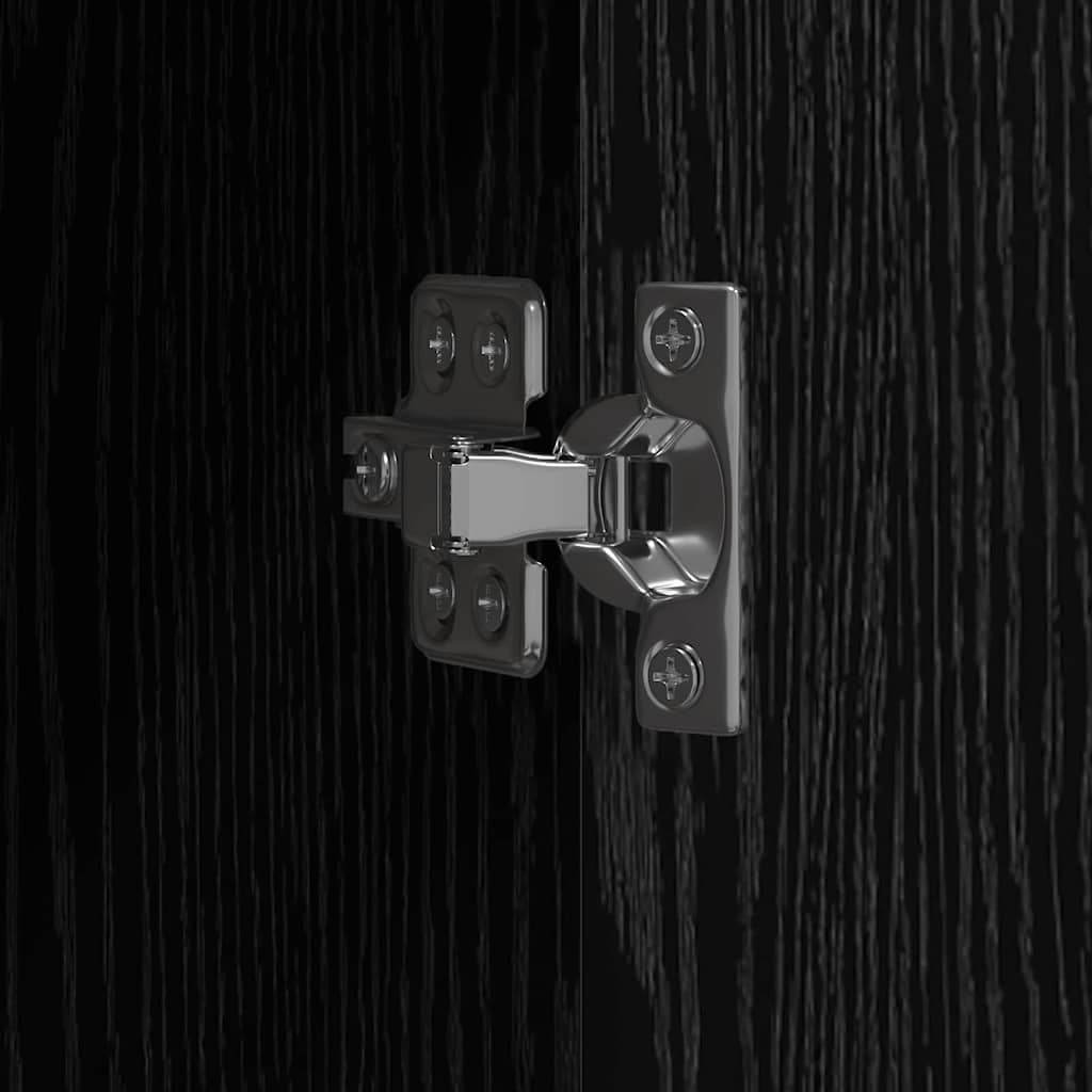 Haut Armoire Chêne noir 40 x 42,5 x 185 cm Bois d'ingénierie - XIOS