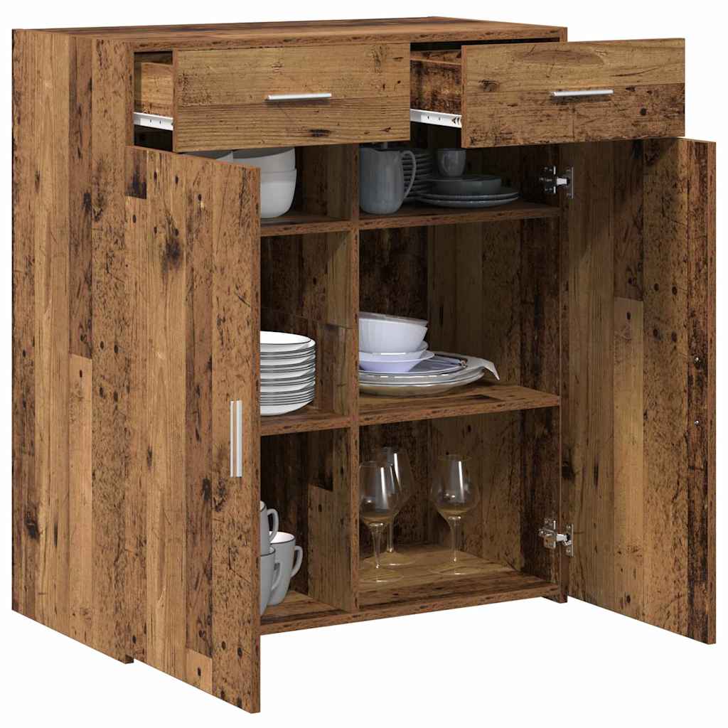 Armoire de rangement Bois ancien 80 x 42.5 x 93.5 cm - XIOS