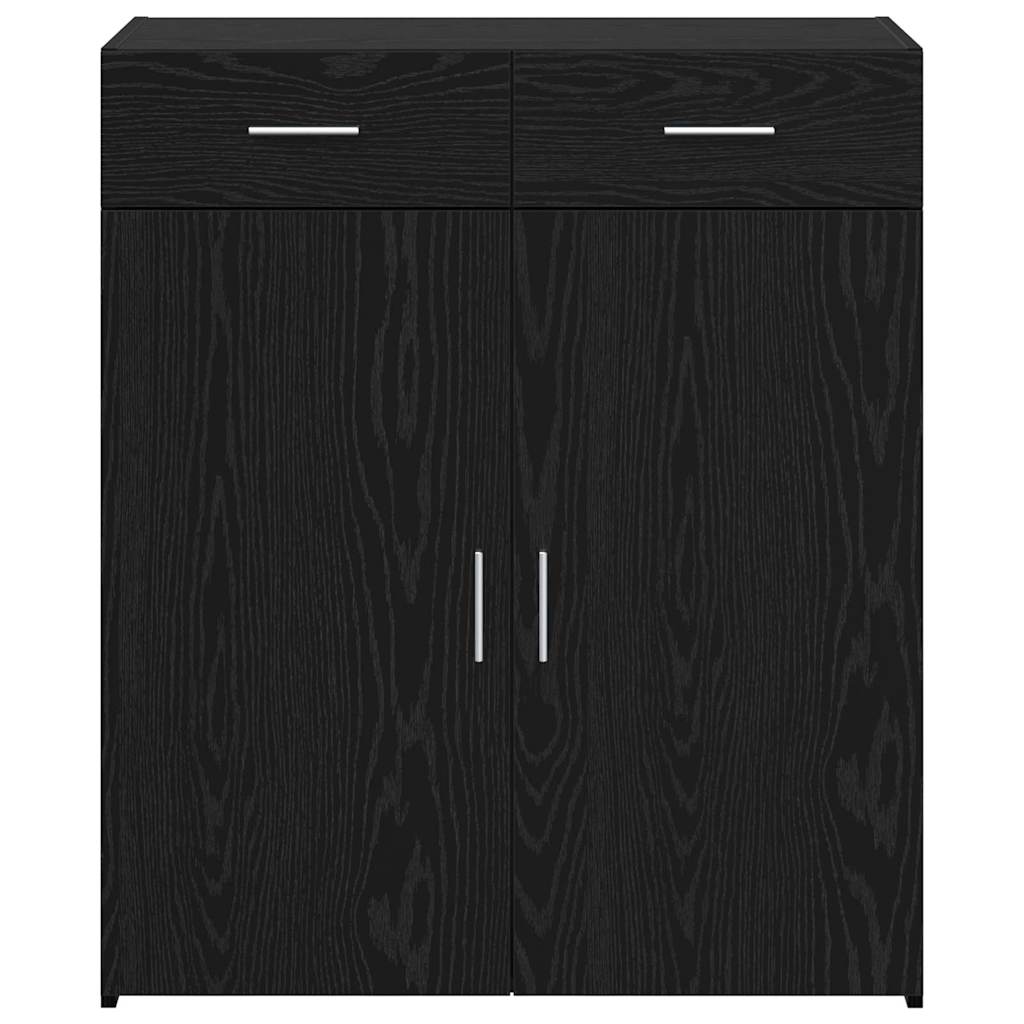 Armoire de rangement avec tiroir Chêne noir 80 x 42.5 x 93.5 cm - XIOS