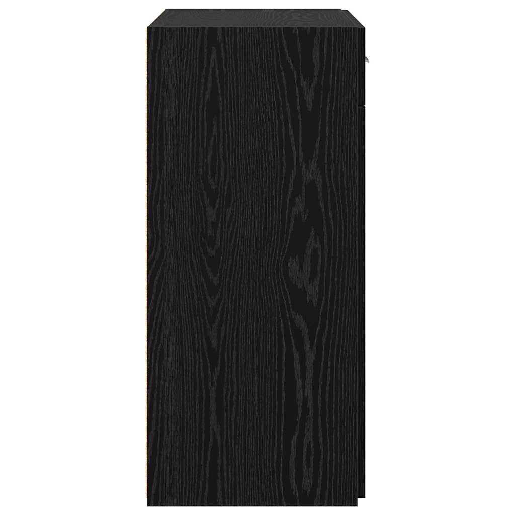 Armoire de rangement avec tiroir Chêne noir 80 x 42.5 x 93.5 cm - XIOS