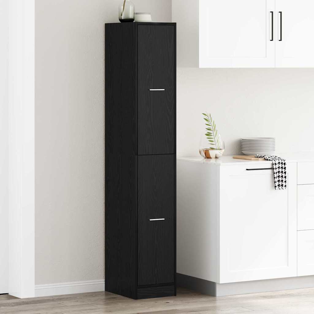 Armoire de Pharmacie Motif Motif 30 x 41 x 174,5 cm Chêne noir