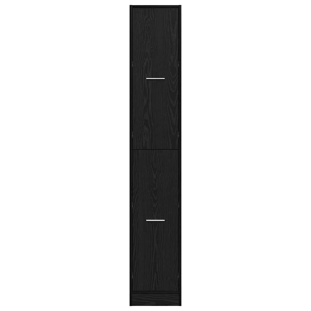 Armoire de Pharmacie Motif Motif 30 x 41 x 174,5 cm Chêne noir