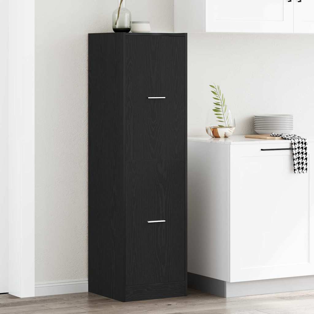 Armoire de Pharmacie Motif Motif 40 x 41 x 144,5 cm Chêne noir