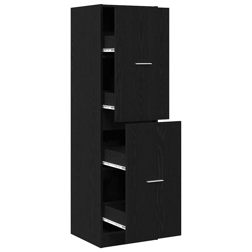 Armoire de Pharmacie Motif Motif 40 x 41 x 144,5 cm Chêne noir