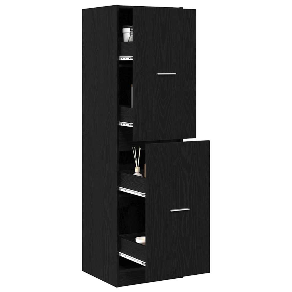 Armoire de Pharmacie Motif Motif 40 x 41 x 144,5 cm Chêne noir
