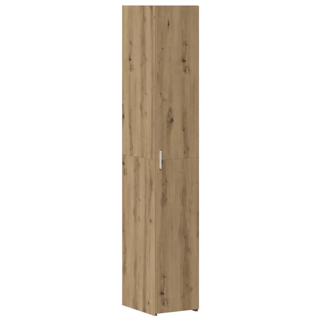 Cabinet de rangement avec étagères Chêne artisanal - XIOS