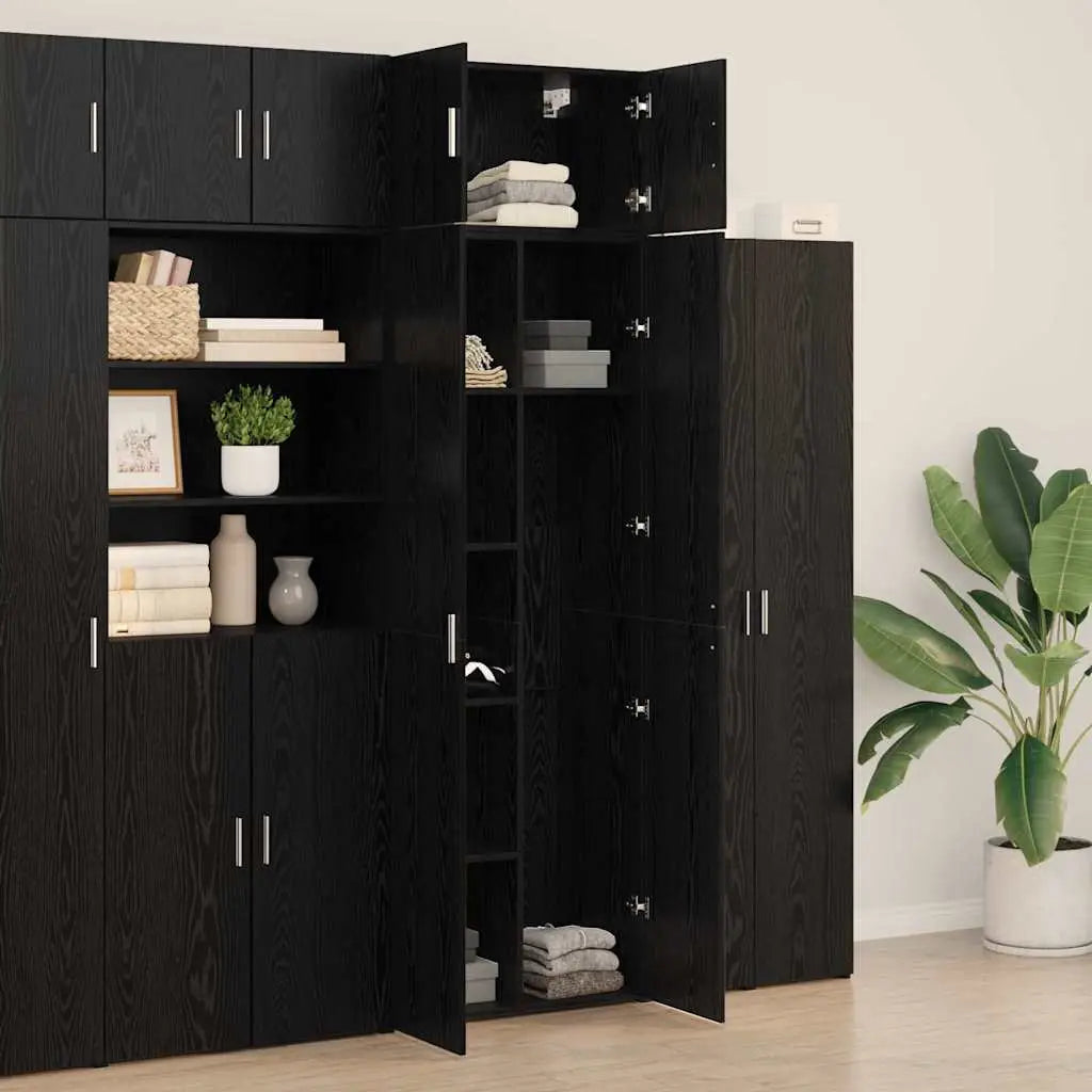 Armoire de rangement 2 pc Chêne noir 70 x 42,5 x 185 cm - XIOS